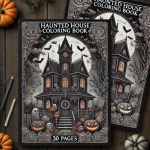 Haunted House Coloring Book